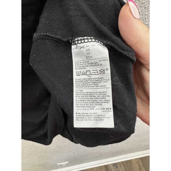 Old Navy Active Womens Tank Top Size X-Small Black Semi-fitted Halter Top Go-Dry - Picture 4 of 10